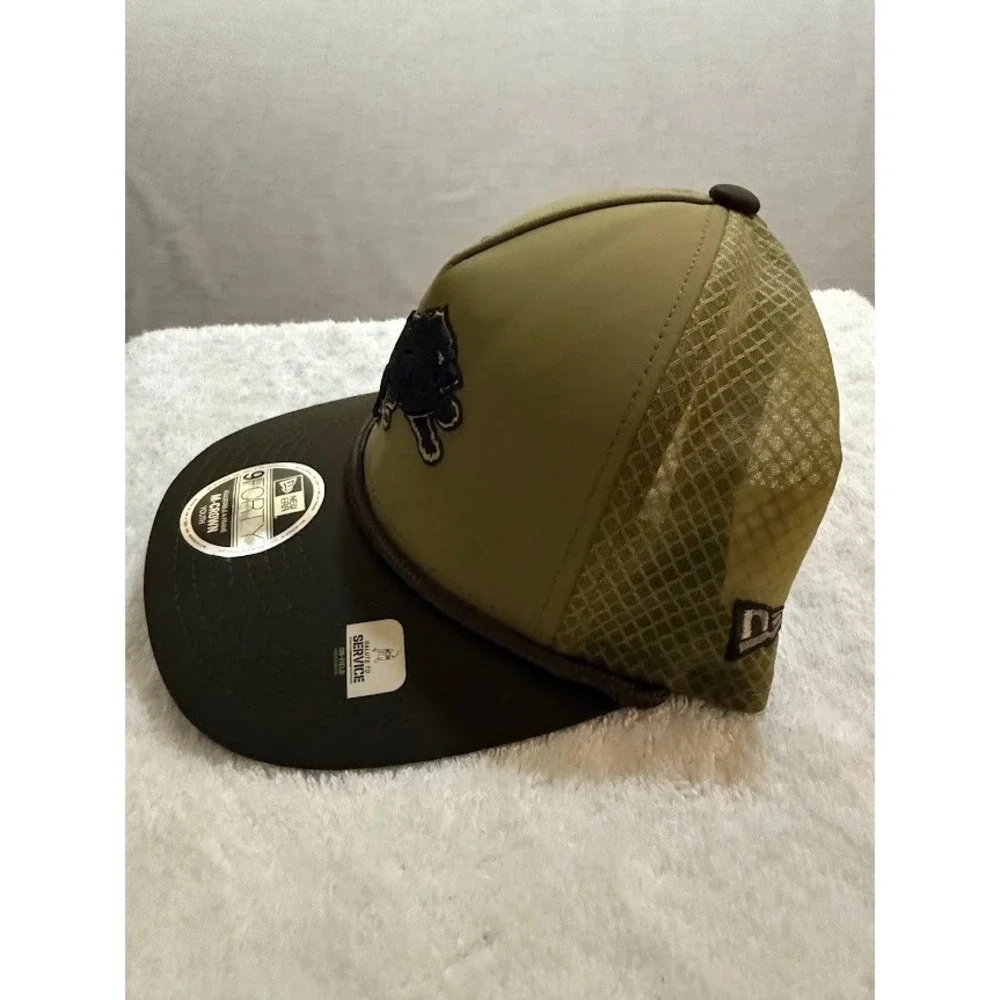 Salute To Service 2025 Detroit Lions Youth‎ Adjustable Snapback Trucker Hat